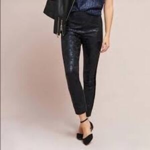 Anthropologie Damask Essential Skinny trousers